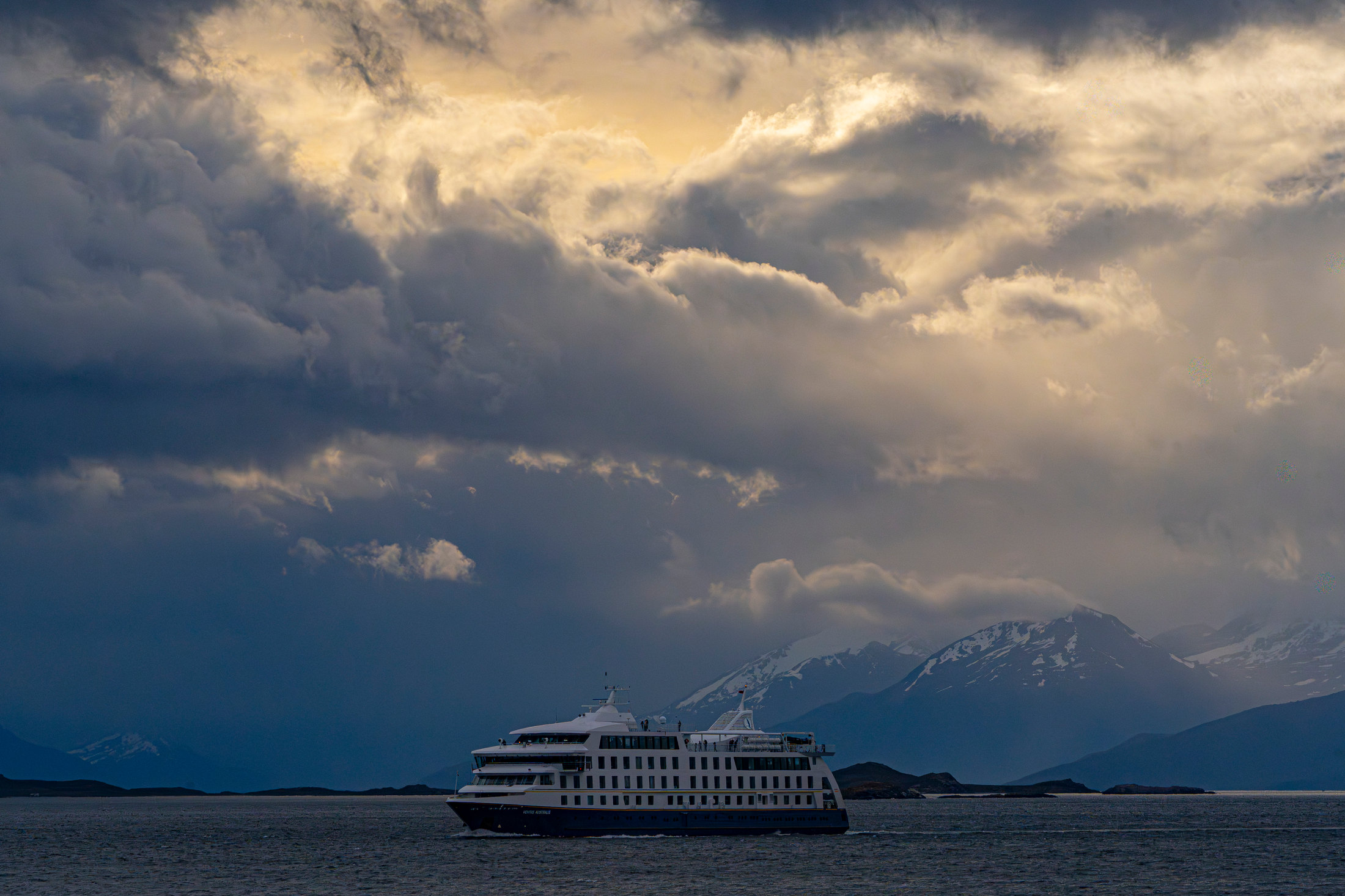 Ship under squall light · Beagle Channel