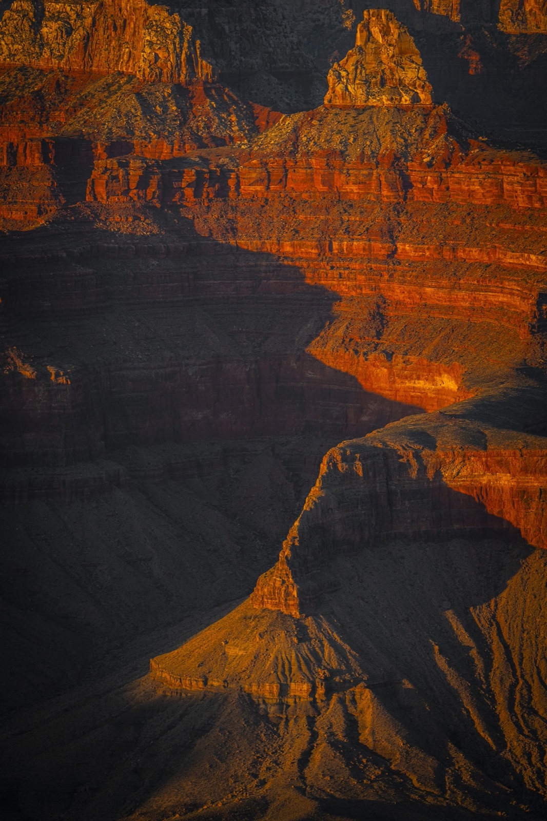 Grand Canyon, shadow line